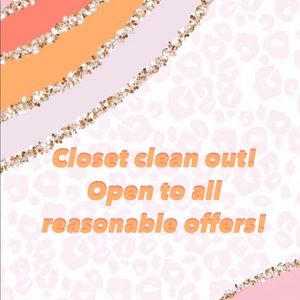 CLOSET CLEANOUT🧡⚡️